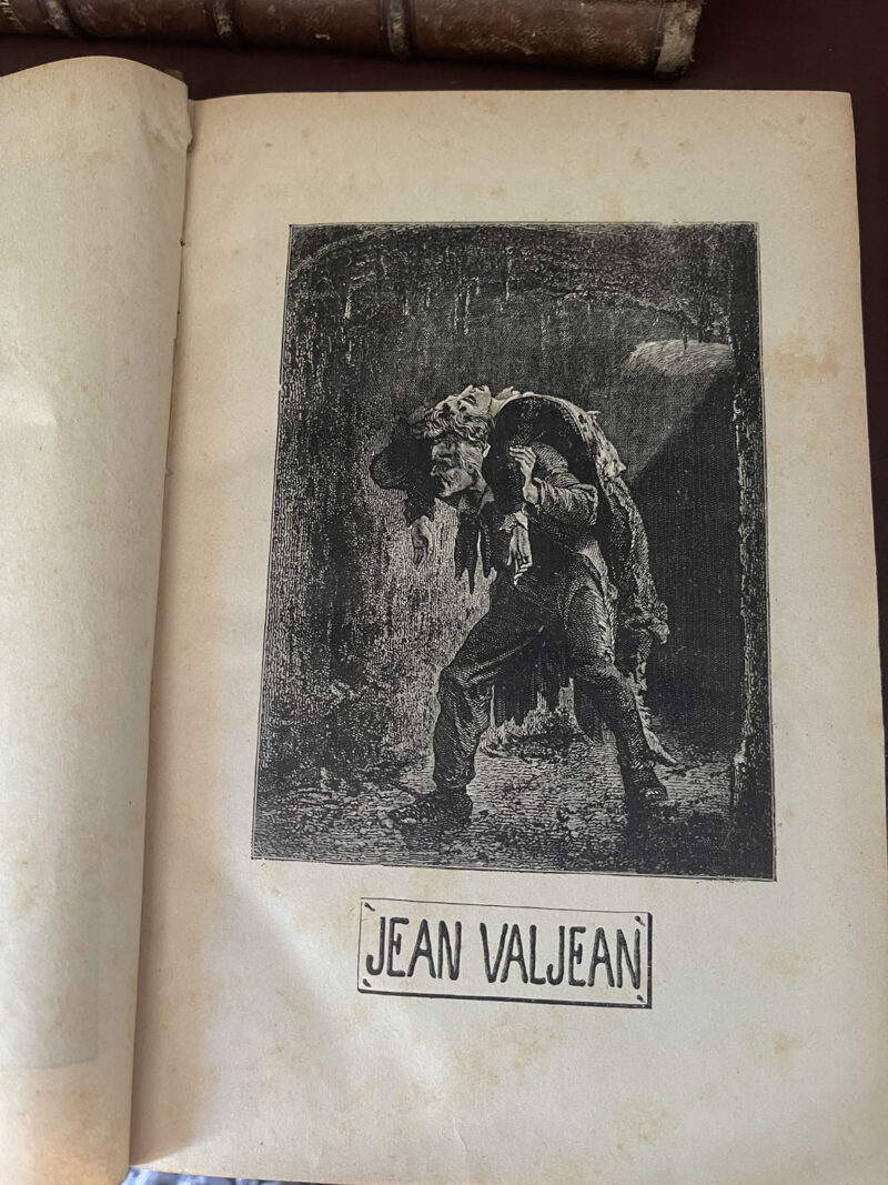 1876 copy of Les Miserables by Victor Hugo Jules Routt et Cie Paris The French Antique Store IMG_0135